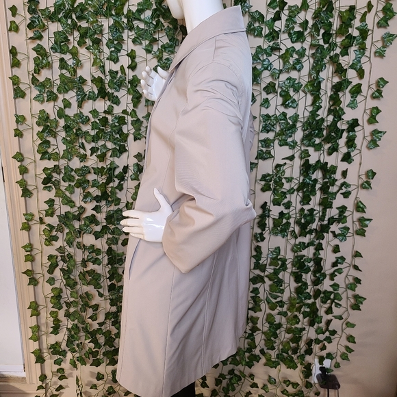 Fen-Nelli Limited Edition Women's Beige Lightweight Trenchcoat Long Jacket - Picture 3 of 16